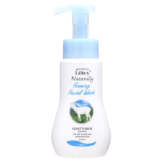 Leivy Naturally Foaming Facial Wash with Goat's Milk, 230ml