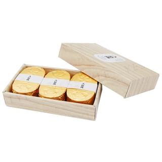 GOSHU Luxury Bath Bomb Set (3-Piece, Oval Shape, Golden Bouquet Scent)