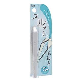 Pinzas de depilación KAI Surutto, 1 ud (Tamaño: Medio, Color: Negro)
