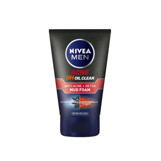 Espuma limpiadora Nivea Hombre Oil Clear Mud, 100g