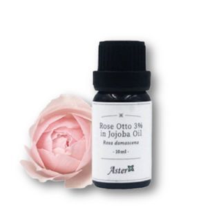Aster Aroma Rose Otto 3% in Organic Jojoba Oil (Rosa Damascena) - 10ml