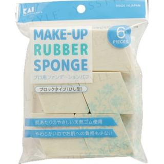 Set de esponja de maquillaje KAI Diamante (6 unidades)