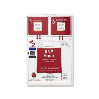 Set de mascarilla de renovación de piel de 3 pasos DM.Cell BNP Aqua (5 hojas)