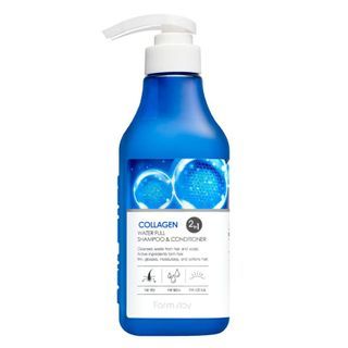 Champú y acondicionador hidratante con agua de colágeno Farmstay