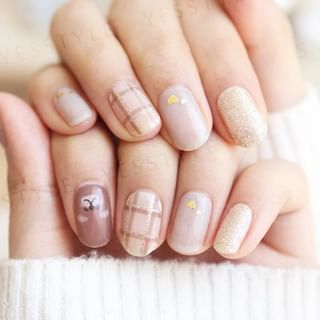 Autocollants d'art pour ongles Lunacaca Ours élégant (24 pièces)