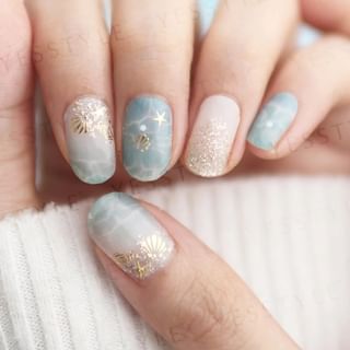 Autocollants d'art nail Lunacaca (24 pièces)