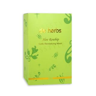 Máscara revitalizante de células de aloe y rosa silvestre de de herbs - 6 uds