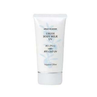 Leche corporal con protección solar Nippon Olive Uruoi, SPF 30 PA++, 50 ml
