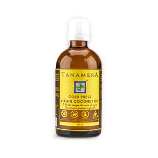 Aceite de coco virgen prensado en frío Tanamera 100 ml