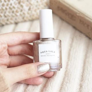 Esmalte de uñas plateado Aqua Lala 15ml