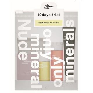 Ensemble de essai de soins de peau nude ONLY MINERALS de 10 jours