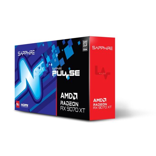 Carte graphique Sapphire PULSE Radeon RX 9070 XT AMD 16 Go GDDR6
