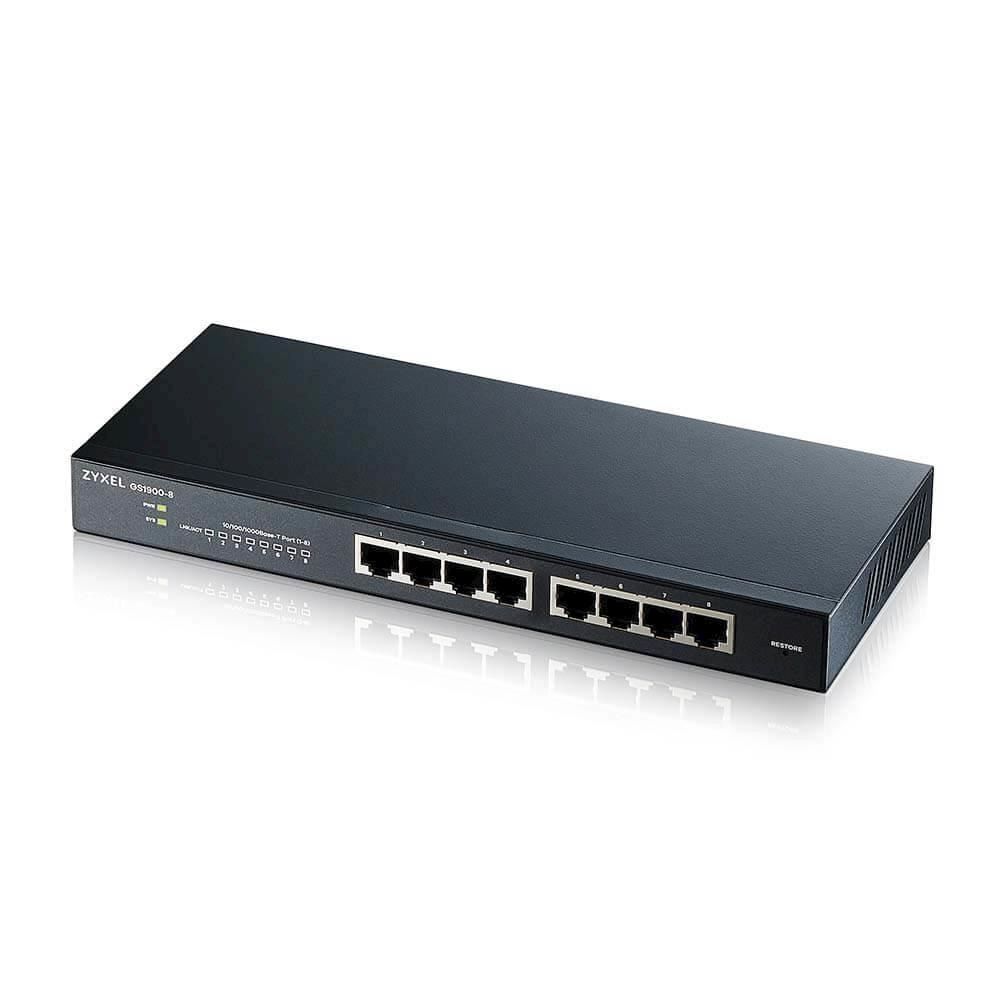 Conmutador Ip-Com G2205D de 5 puertos Gigabit con gestión en la nube