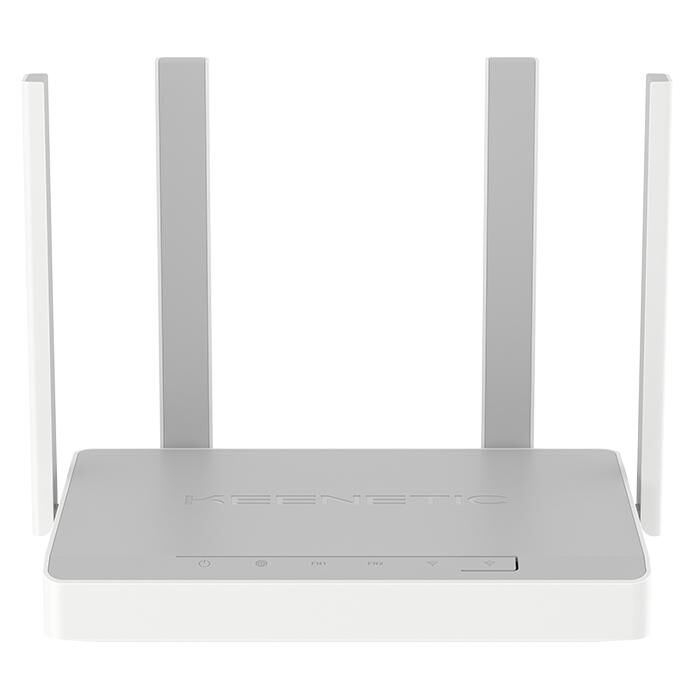 Keenetic Skipper DSL (KN-2112) routeur sans fil Gigabit Ethernet Bi-bande (2,4 GHz / 5 GHz) Gris et Blanc