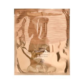 Masque en feuille gel anti-ride essentiel de Snail The Saem, 28g