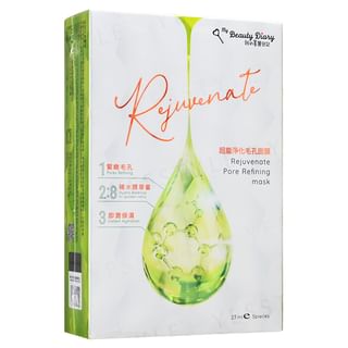 Máscara de refinamiento de poros My Beauty Diary, 5 unidades