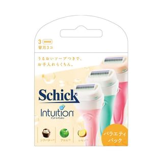 Refill de lames de rasage Schick Japon (3 pièces)