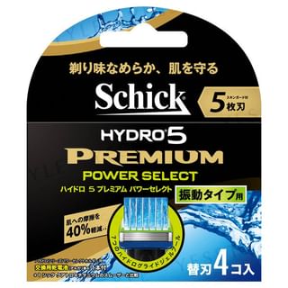 Láminas de afeitar Schick Japón Hydro 5 Premium, 4 unidades