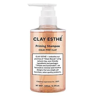 Champú preparador CLAY ESTHE Calma - Arcilla rosa, 400 ml