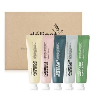 Ensemble de crème pour les mains délicate MediFlower - 5 pièces