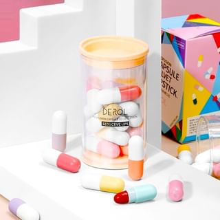 Kit de lápices labiales en cápsula de terciopelo DEROL - 16 unidades