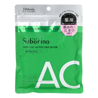 BCL Saborino Medical Acnecare Mask - 10 Sheets