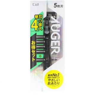 Set KAI - Portahojas y 4 cuchillas Auger