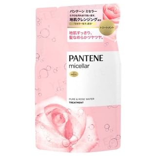 Tratamiento micelar Pantene con agua de rosa y lirio del valle, recarga de 350g