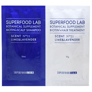 SUPERFOOD LAB BT+ Scalp Shampoo & Treatment Trial Set (10ml x 2)