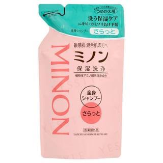 Shampouine tout corps Minon lisse type recharge, 380 ml