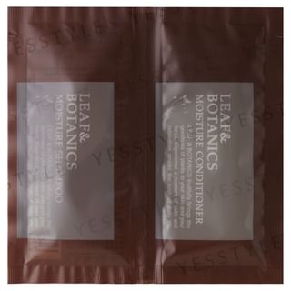 Set de prueba de cuidado capilar hidratante LEAF & BOTANICS (10 ml x 2)