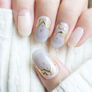 Calcomanías para uñas Lunacaca de la constelación de Piscis