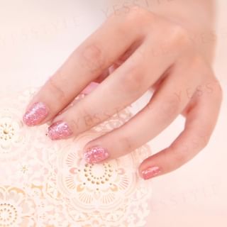 Esmaltes naturales de uñas ALLOYA - Corazones rosados (095)