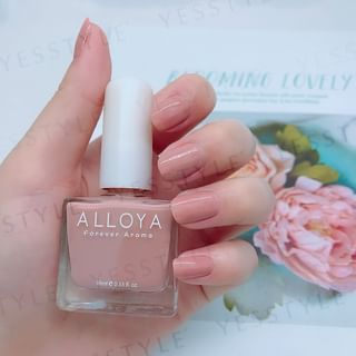 Esmaltes Naturales de Uñas ALLOYA - Tiempo de Té Dulce (125), 10ml