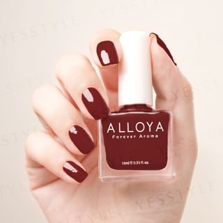 Laca de uñas natural a base acuosa ALLOYA - 187 Bloody Jazz, 10ml