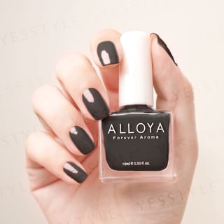 Laca de uñas natural a base acuosa ALLOYA - Negro (10 ml)