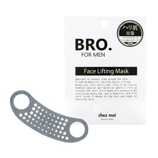 Máscara de Levantamiento Facial BRO. PARA HOMBRES - Tamaño: Medio, Color: Negro, Capacidad: 1 unidad