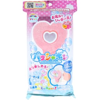Sal para baño Manaburo Corazón de burbujas de jabón - 1 unidad