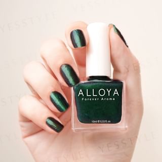 Laca de uñas natural basada en agua ALLOYA - Ópalo Negro (089) 10ml