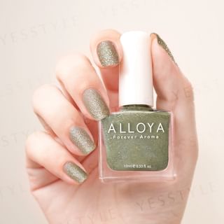 Esmalte de uñas natural a base de agua ALLOYA - 091 Green Genie, 10ml
