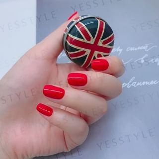 Esmalte de uñas natural a base acuosa ALLOYA - Rojo intenso (10 ml)