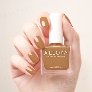 Laca de uñas natural a base de agua ALLOYA - 151 Caramelo Tostado, 10ml