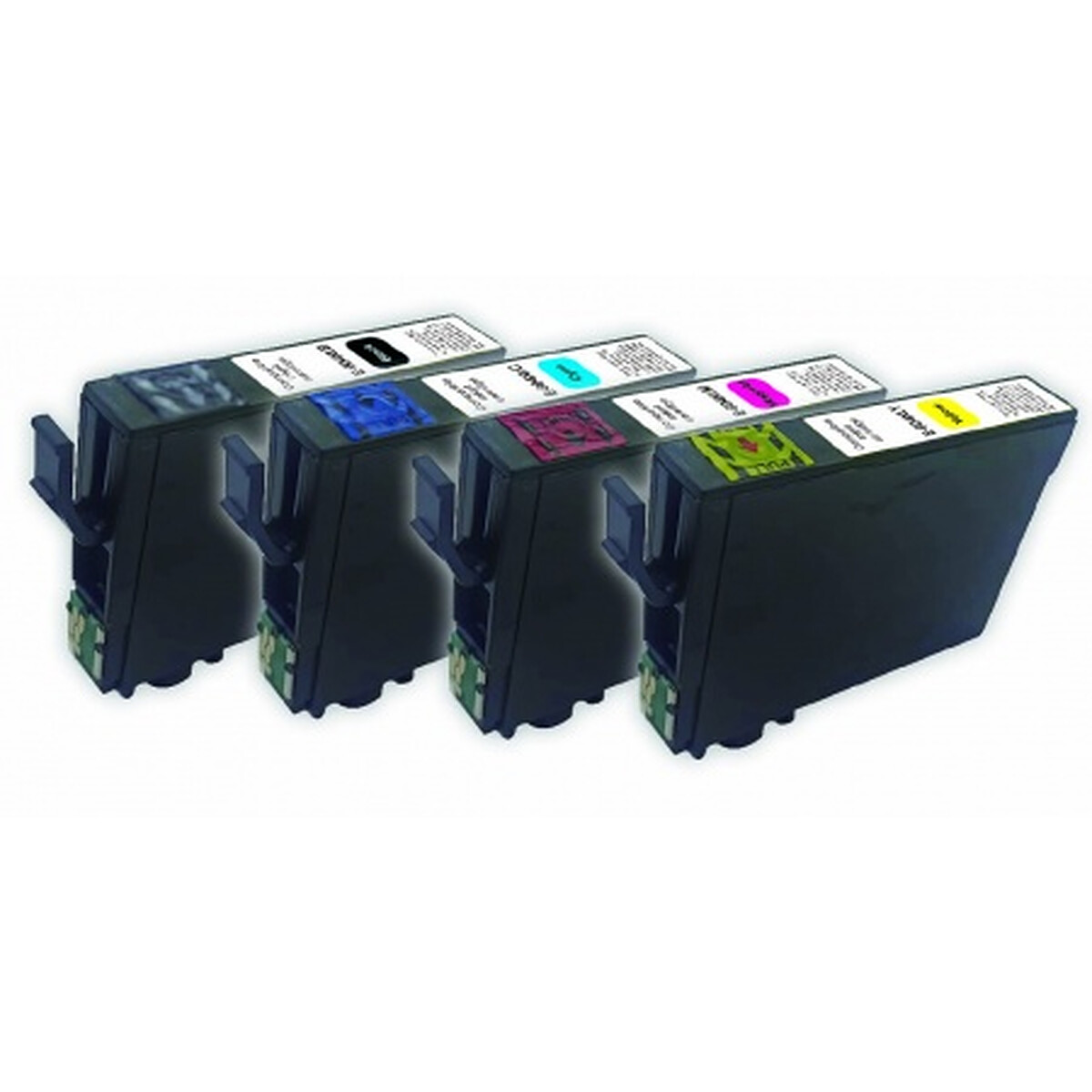 Multipack compatible Epson 604XL Ananas (noir + cyan + magenta + jaune)