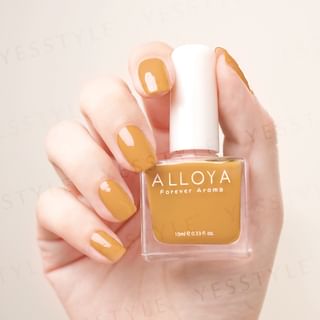 Laca de uñas natural a base acuosa ALLOYA - Caloroso Resplandor (199), 10 ml