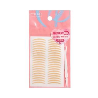 Pegamento para doble pestaña M Crescent de MEKO, 100 pares