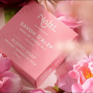 Jabón de Alepo con Agua de Rosa Damasco Orgánico 100g