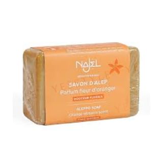Jabón de Alepo Najel con Flor de Naranja Orgánica 100g