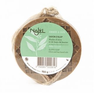 Jabón de Alepo Najel con Ámbar y Oud 150g