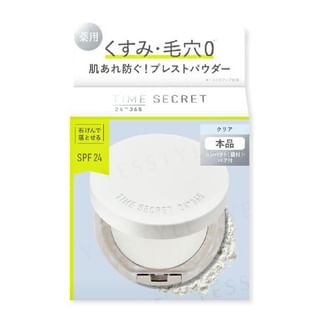 MSH Tiempo Secreto Velos Presionados de Minerales Claros con SPF 24, 11g
