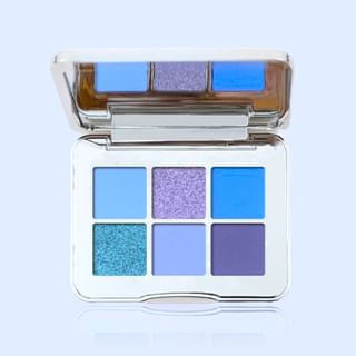 Paleta de sombra de ojos SHEDELLA Future Tech 6 colores - CosmoBlue #FT03